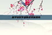 助学贷款毕业前还有利息吗