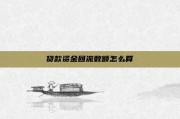 贷款资金回流数额怎么算