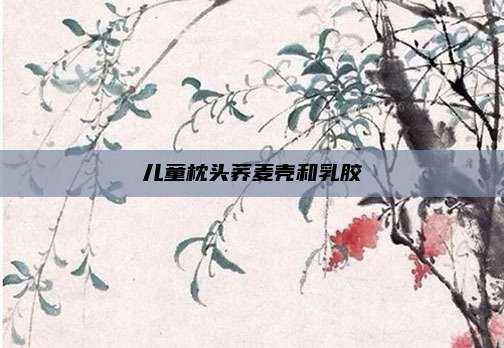 儿童枕头荞麦壳和乳胶