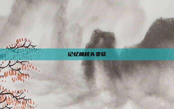 记忆棉枕头变软