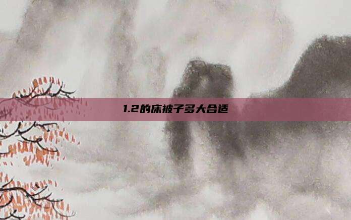 1.2的床被子多大合适